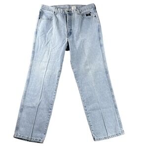 Harley Davidson Jeans Mens 38x30 Blue Denim Straight Fit Traditional Biker